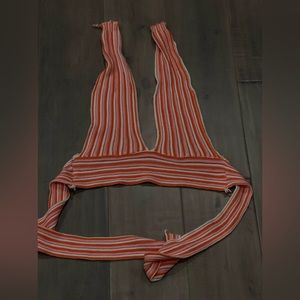 Tie crop top brand new